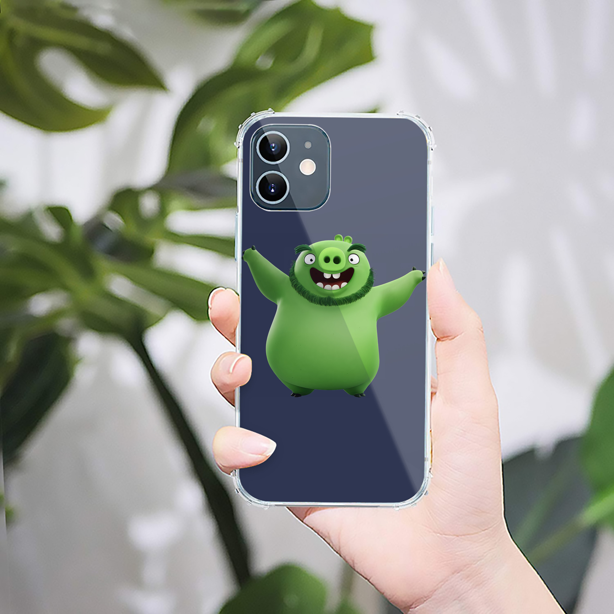 （画像用） Angry Birds アングリーバード 【iPhone 12シリーズ対応】透明スマホケース（クリアソフトケース）